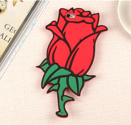 半額!iPhone6s ケース iPhone6 ケース 背面ケース ケース カバー バラ 薔薇 シリコンカバー 面白い インパクト インスタ映え 驚かれる ビッ...