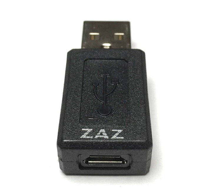 【処分特価】 ZAZ　microUSB (メス) - USB A (オス) 変換コネクタ　変換アダプタ　《a-12》