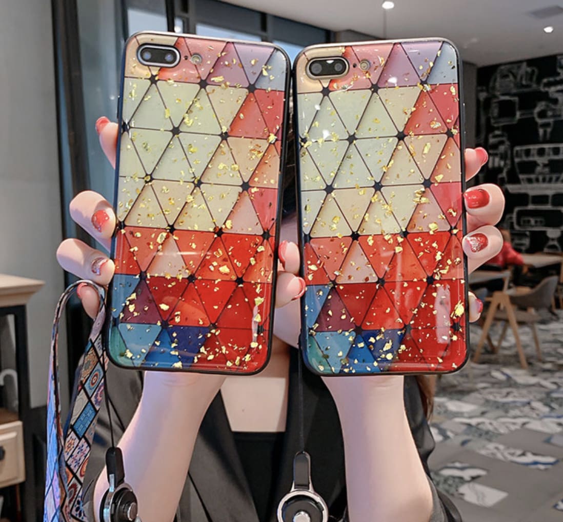 Rakuten - 【 送料無料 / メール便 】 iPhone11 Pro Max iPhone8 iPhone XS X SE XR 7 ケース ステンドグラス 金箔 グラデーション 人気 かわいい iPhone ケース アイホン アイフォン アイフォン ケース iPhoneケース スマホケース スマートフォン カバー 未発売 特典 即納