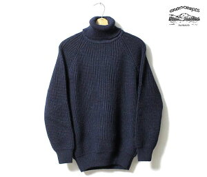 アランクラフト Aran Crafts Ireland ニット リブ編み タートルネック サブマリーナ ロールネックセーター リブタートル SUBMARINER RIB ROLL NECK SWEATER MADE IN IRELAND (ACI-R761)