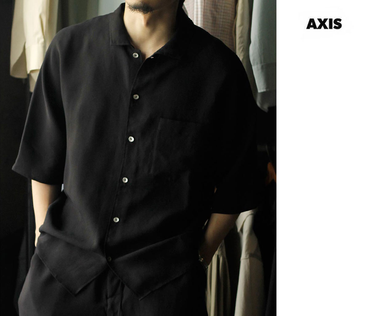 Rakuten - アクシス AXIS シルク アセテート ショートスリーブ シャツ Silk Acetate Short Sleeve Shirts (CH006-26SS)