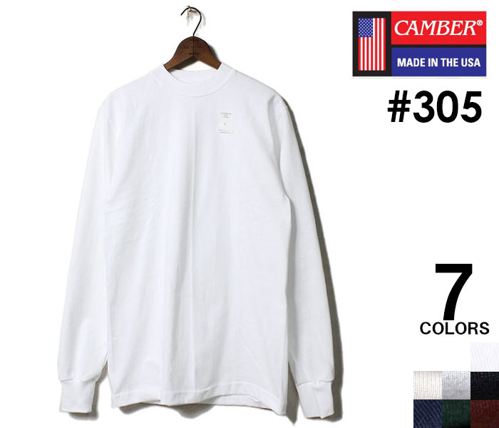 楽天アンドフェブCAMBER キャンバー 305 マックスウエイト ロンT 長袖 Tシャツ MAX WEIGHT LONG SLEEVE T-SHIRTS MADE IN USA （305-MAX-LONG-T）