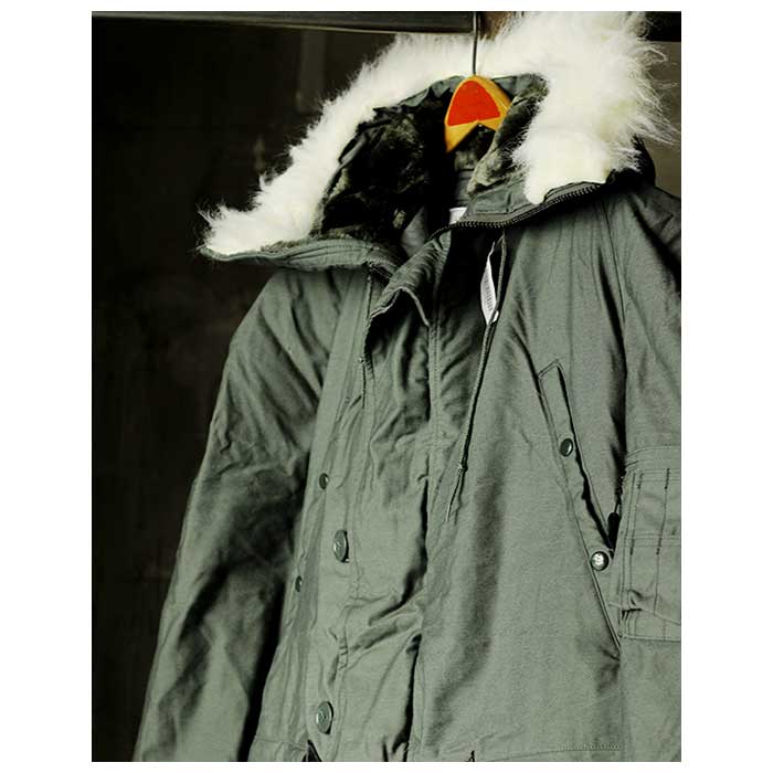 セール 50%OFF 米軍 実物 N-3B フライトジャケット ユーズド US ARMY FLIGHT JACKET EXTREME COLD WEATHER PARKA N-3B-FLIGHT-JACKET 