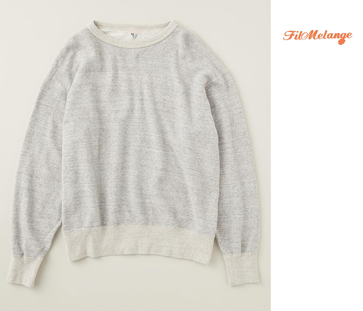 フィルメランジェ FILMELANGE ''ラルフ'' コンフォート裏毛 クルーネック スウェット 日本製 (2523041-RALPH)