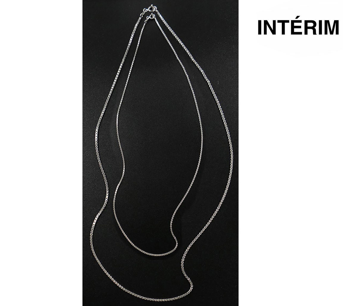 インテリム INTERIM タスコシルバー ベネチアン ペア ネックレス TAXCO SILVER VENETIAN PAIR NECKLACE..