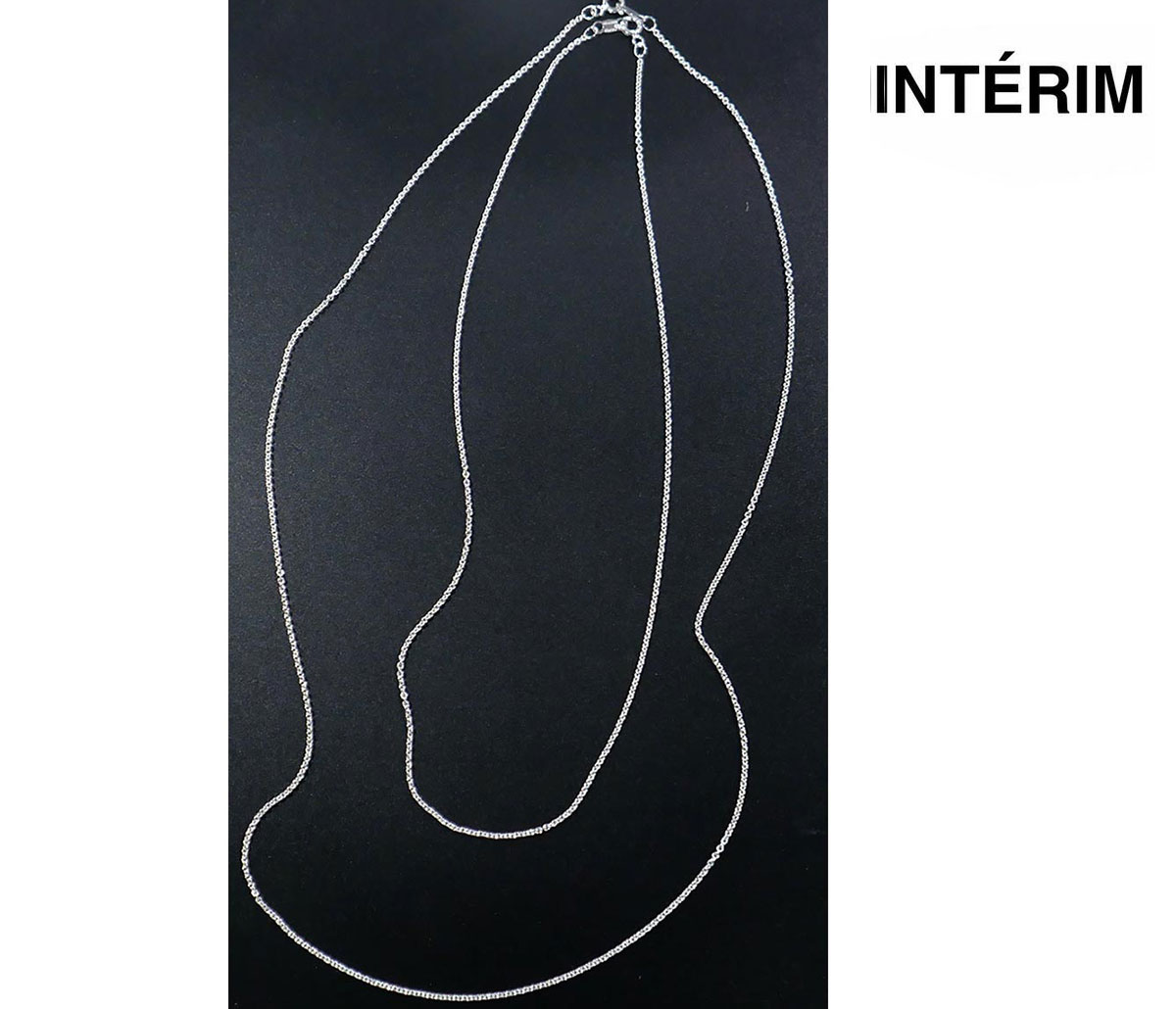 インテリム INTERIM タスコシルバー サークル チェーン ペア ネックレス TAXCO SILVER CIRCLE CHAIN PA..