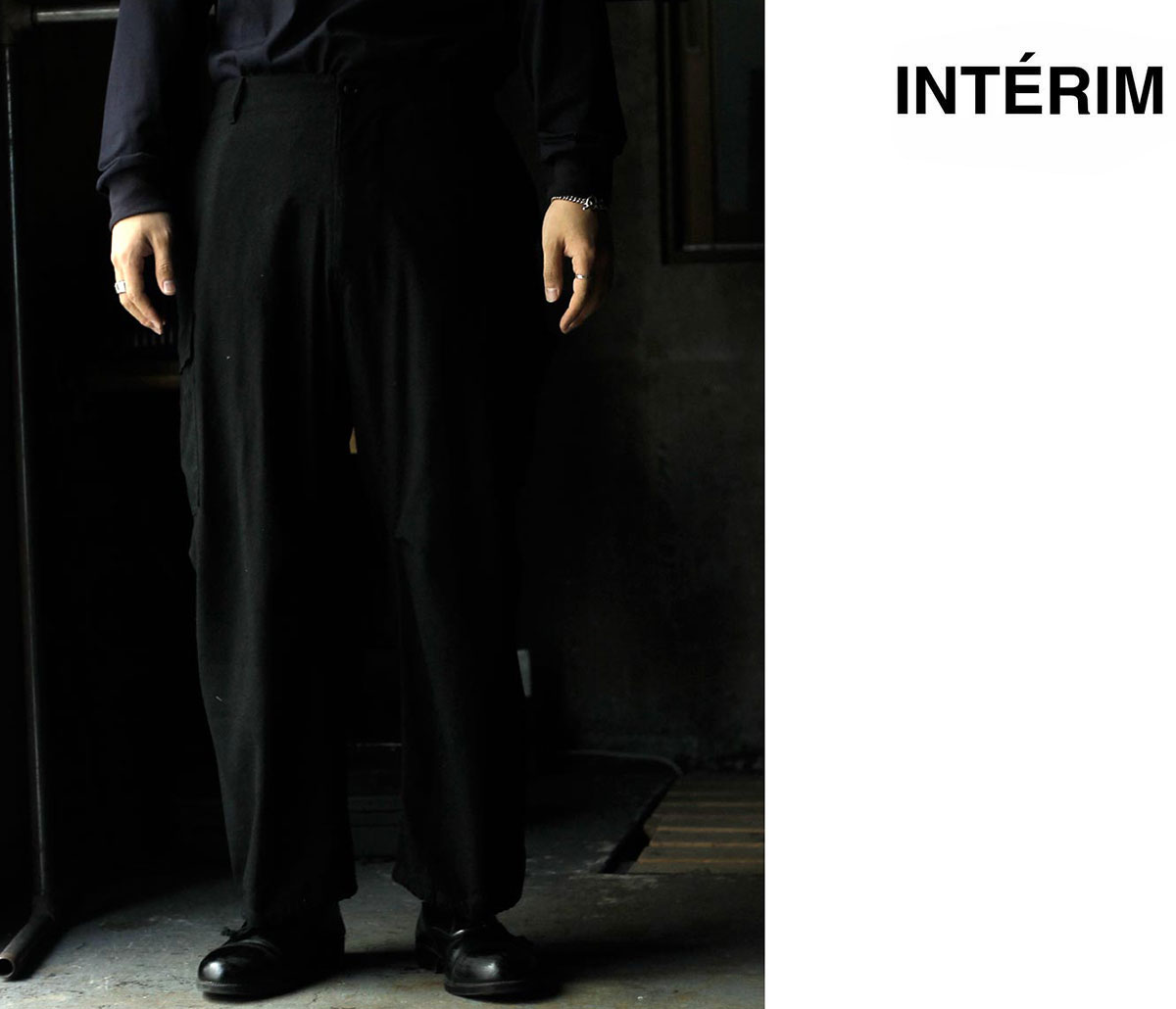 Rakuten - インテリム INTERIM シルク ノイル ジャングル ファティーグ トラウザー SILK NOIL JANGLE FATIGUE TROUSER (IT26S031)