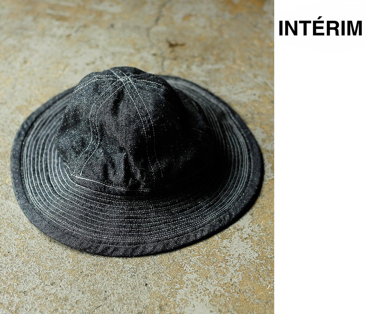 Rakuten - インテリム INTERIM シルク ノイル デニム M-37 アーミー ハット SILK NOIL DENIM M-37 ARMY HAT (IT26S047)