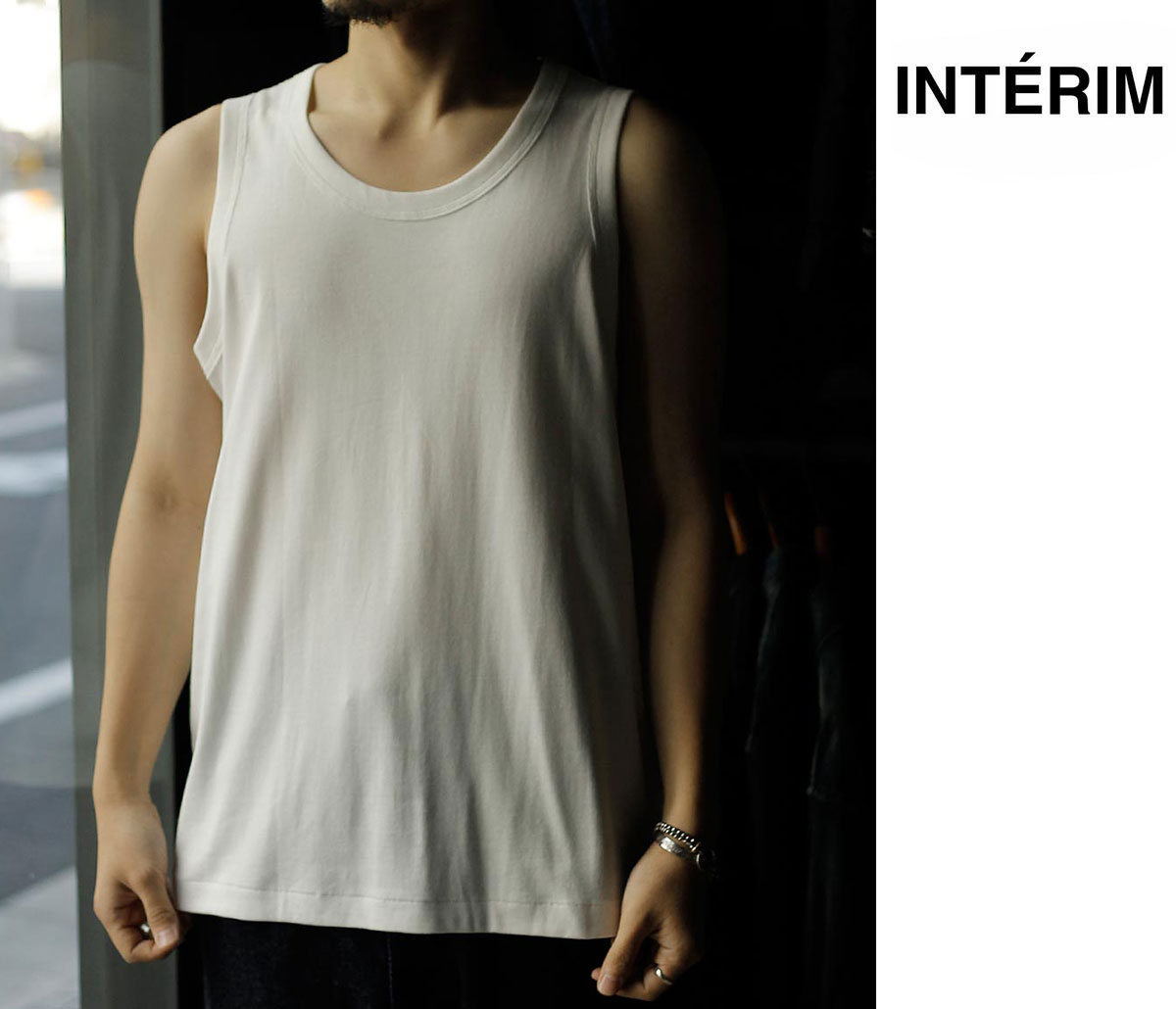 Rakuten - インテリム INTERIM スビン コットン リブ タンクトップ SUVIN COTTON RIB TANK TOP (IT26S313)