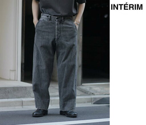 インテリム INTERIM ヴィンテージ フェード ライト デニム ミル バギー トラウザー VINTAGE FADE LIGHT DENIM MIL BAGGY TROUSER (IT25S089) インテリム INTERIM ヴィンテージ フェード ライト デニム ミル バギー トラウザー VINTAGE FADE LIGHT DENIM MIL BAGGY TROUSER (IT25S089)