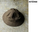 Ce INTERIM  uE w{[ gnbg LIMITED BROWN HERRINGBONE METRO HAT (IT23A210)