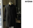 インテリム INTERIM フルイド ウール トリコチン シングル ラグラン コート FLUID WOOL TRICOTINE SINGLE RAGLAN COAT (IT24S047)