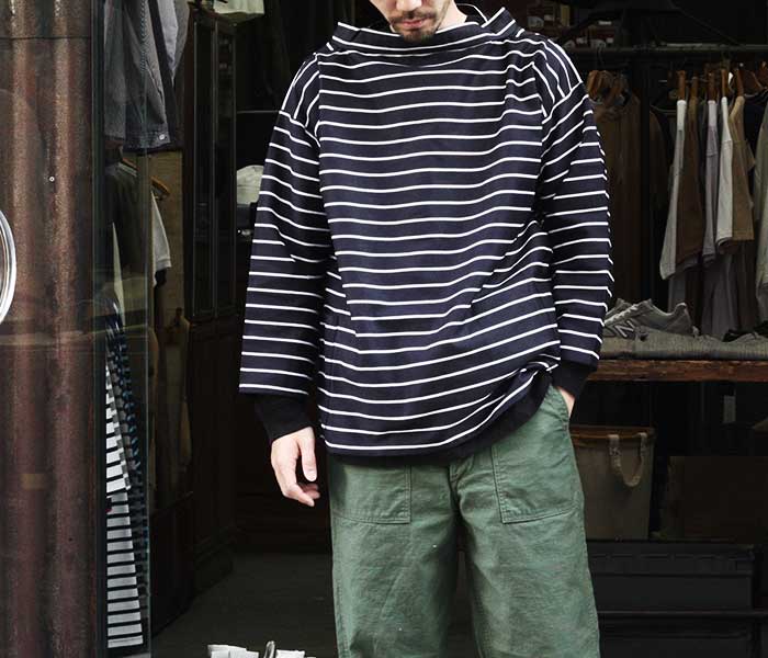 ニューリンスモック NEWLYN SMOCKS フィッシャーマンズ スモック ラウンドネック FISHERMAN'S ROUNDNECK SMOCK STRIPE MADE IN ENGLAND (NEWLYN-ROUNDNECK-STRIPE)