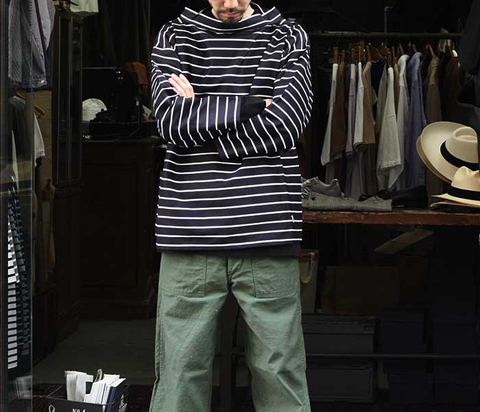 ニューリンスモック NEWLYN SMOCKS フィッシャーマンズ スモック ラウンドネック FISHERMAN'S ROUNDNECK SMOCK STRIPE MADE IN ENGLAND (NEWLYN-ROUNDNECK-STRIPE)