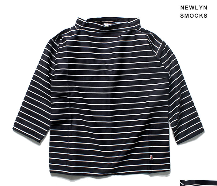 ニューリンスモック NEWLYN SMOCKS フィッシャーマンズ スモック ラウンドネック FISHERMAN'S ROUNDNECK SMOCK STRIPE MADE IN ENGLAND (NEWLYN-ROUNDNECK-STRIPE)