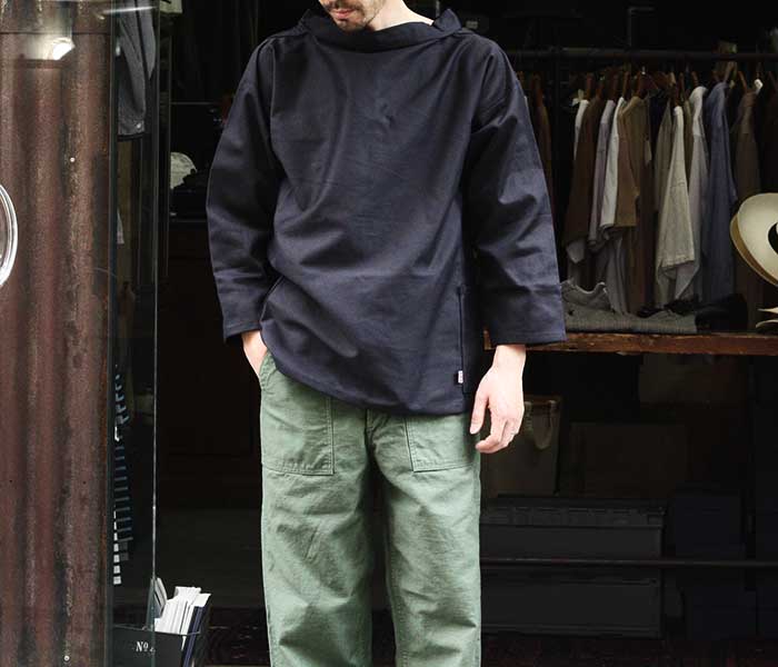 ニューリンスモック NEWLYN SMOCKS フィッシャーマンズ スモック ラウンドネック FISHERMAN'S ROUNDNECK SMOCK TWILL MADE IN ENGLAND (NEWLYN-ROUNDNECK-TWILL)