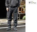 orSlow オアスロウ スミブラック リップストップ ニューヨーカーパンツ イージーパンツ SUMI BLACK RIP STOP NEW YORKER UNISEX (03-1002-02)