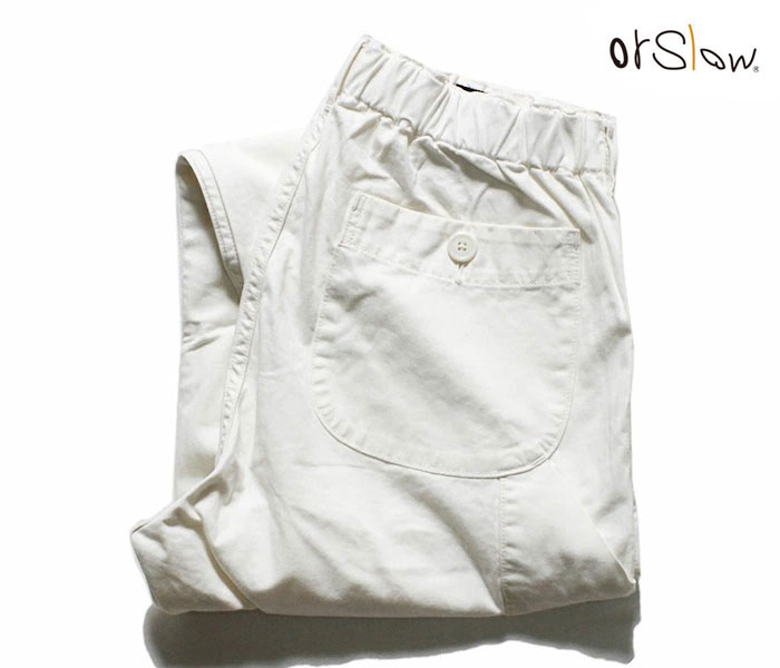 orSlow オアスロウ フレンチワークパンツ エクリュ オフホワイト ECRU 03-5000 FRENCH WORK PANTS UNISEX (03-5000-66)