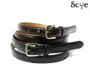 SCYE TC NR^xg Press Croco Dress Belt (3324-31309)