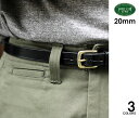 WxcNt JABEZ CLIFF U[xg 20mm XeAAbv STIRRUP LEATHER BELT (JABEZ-20mm-TIGHT)