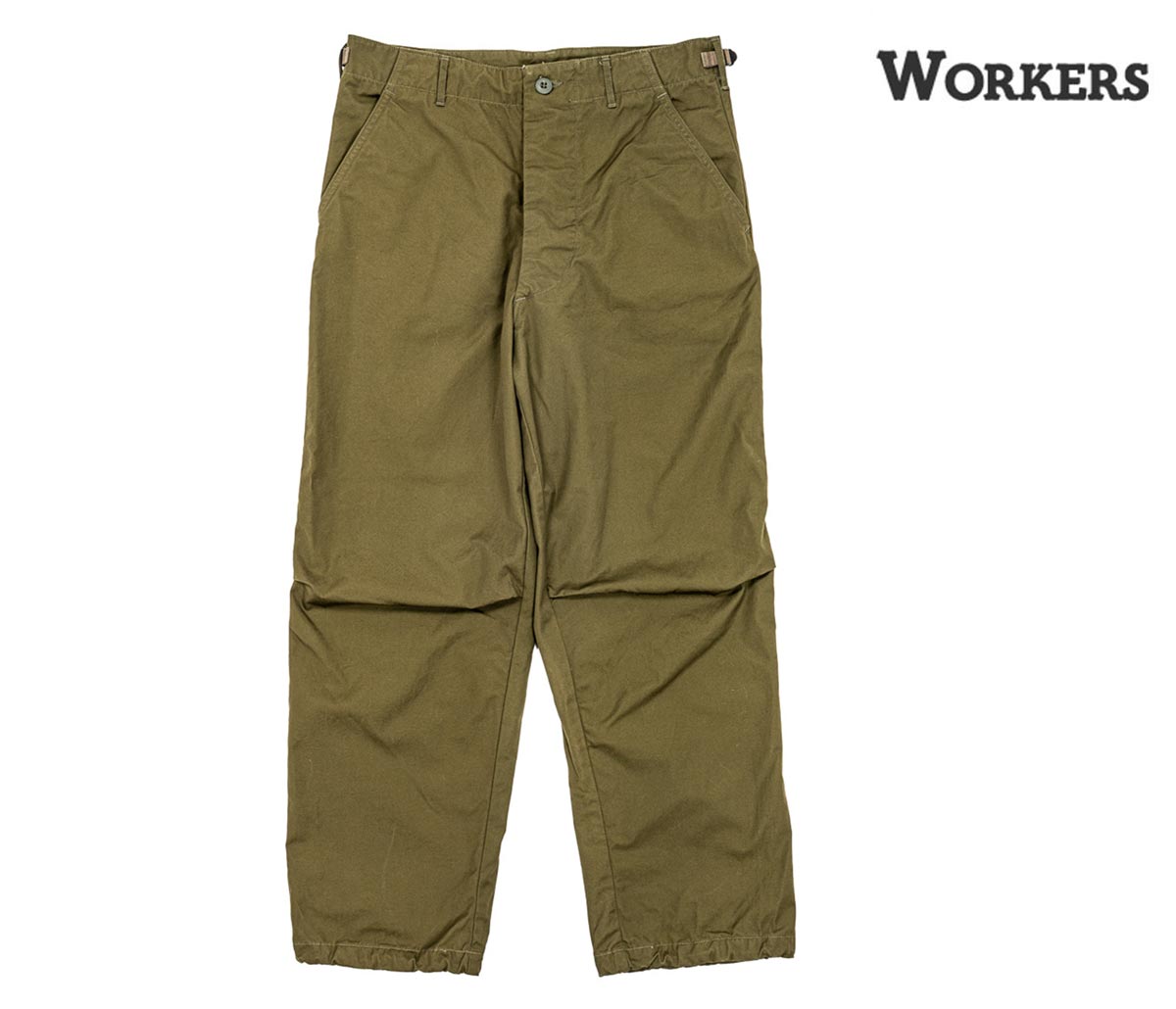 Rakuten - ワーカーズ WORKERS 6ozライトチノ/ODポプリン FWP トラウザー FWP Trousers 6oz Light Chino/OD Poplin (2604-FWPTRO-LCOP)
