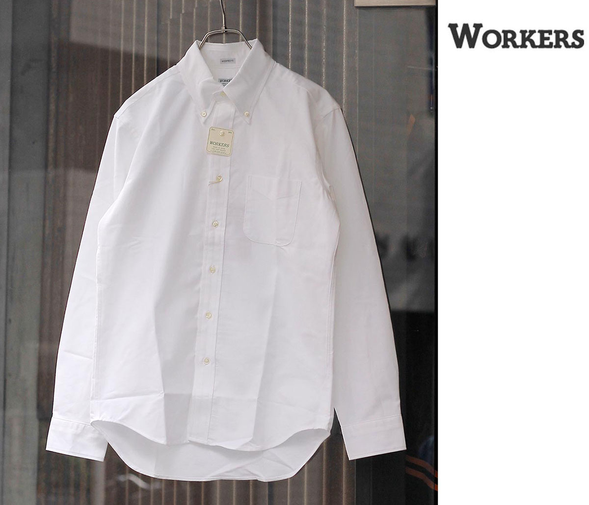 Rakuten - ワーカーズ WORKERS モディファイド ボタンダウン シャツ Modified BD (2605-MDBD)