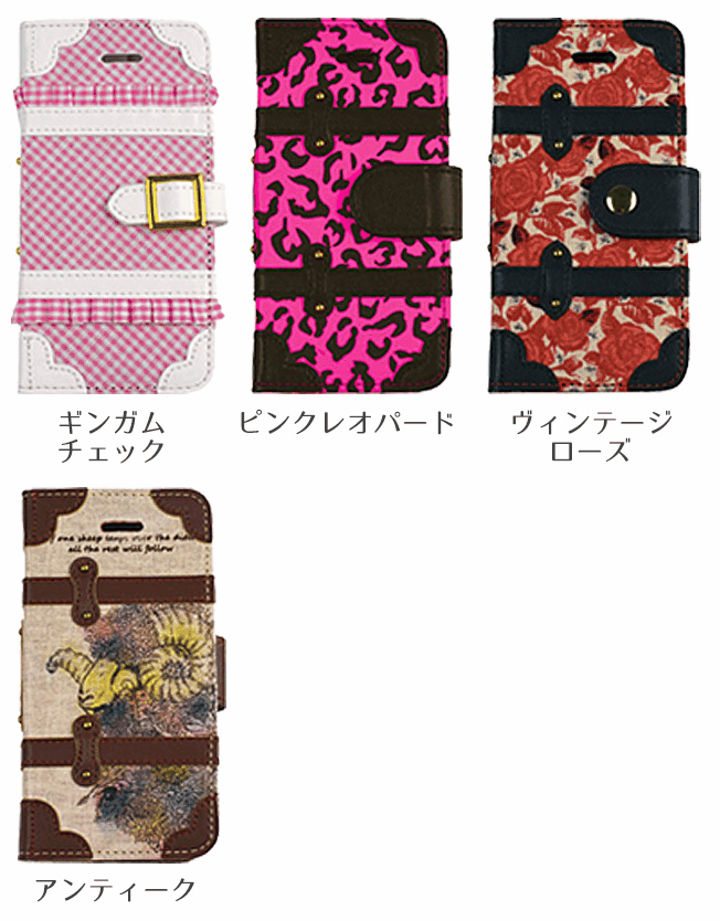 クーポン配布中 ポイント5倍 iPhone SE ケース 手帳型 トランク ミラー iPhone5s ...