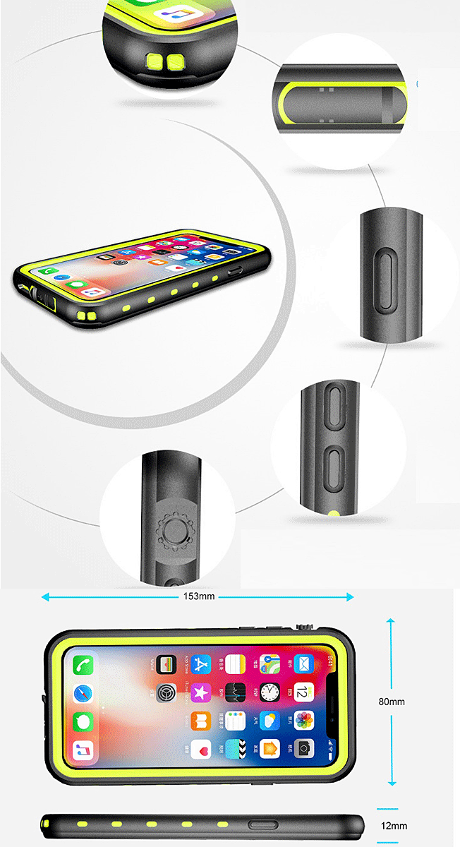 防水ケース iPhoneX iPhone8 iPhone7 ケース 完全防水 防塵 防水 カバー 完全防水ケース 耐衝撃 カラフル オシャレ 海 プール お風呂 写真 レジャー アウトドア アイフォン アイホン 黒 白 赤 青 緑 水色 桃 紫