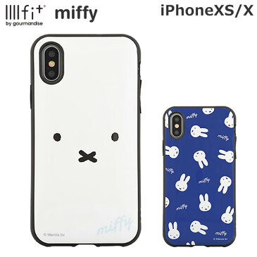 iPhoneXS ケース iPhoneX ミッフィー イーフィット 耐衝撃 キャラクター スマホケース ネイビー フェイス かわいい ハイブリッドケース iPhoneケース iPhone XS iPhoneXSケース iPhoneXケース アイフォンXS アイフォンX アイフォンXSケース アイフォンXケース s203