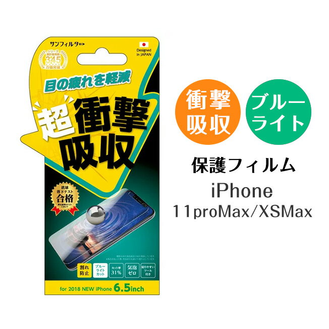 スーパーセール 保護フィルム iPhoneXs Max iPhone XS Max 衝撃吸収 ブルーライトカット 液晶保護フィルム 目の疲れを軽減 保護シート アイフォンXS Max アイフォンXSMax s21firu