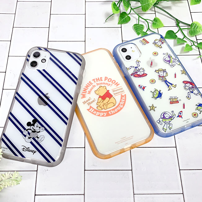 iPhone11 ケース イーフィット クリア ディズニー キャラクター 耐衝撃 disney iPhone11ケース スマホケース アイフォン11 iPhoneケース かわいい ミッキーマウス くまのプーさん トイ・ストーリー IIIIfit clear ピクサー