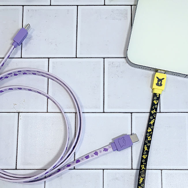 ポイント2倍 ポケットモンスター ポケモン PD60W 対応 USB2.0 Type-Cケーブル ピカチュウ メタモン タイプC ケーブル typec コード USB-C USB-A 急速充電 充電コード 1.2m 120cm iPhone15 スマホ 充電 モバイル充電