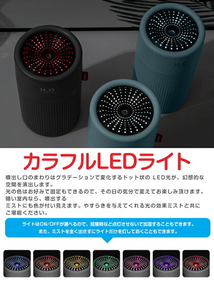 送料無料超音波加湿器750ml大容量加湿器
