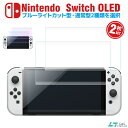 2枚セット Nintendo Switch 有機ELモデル ガラスフィルム ブルーライトカット フィルム ニンテンドー スイッチ 有機ELモデル 保護フィルム Switch 有機ELモデル ザシアン・ザマゼンタ 液晶保護フィルム 3D Touch対応 任天堂スイッチライト フルカバー 指紋防止 母の日 父の日