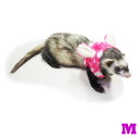 ferret ランランハーネスウェア 水玉うさぎ：ピンク【Mサイズ】 / フェレット 洋服 服 ウェア