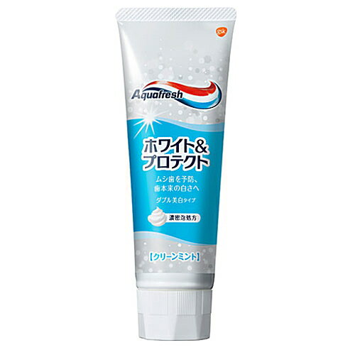 アクアフレッシュ ホワイト＆プロテクト　クリーンミント　140gのサムネイル