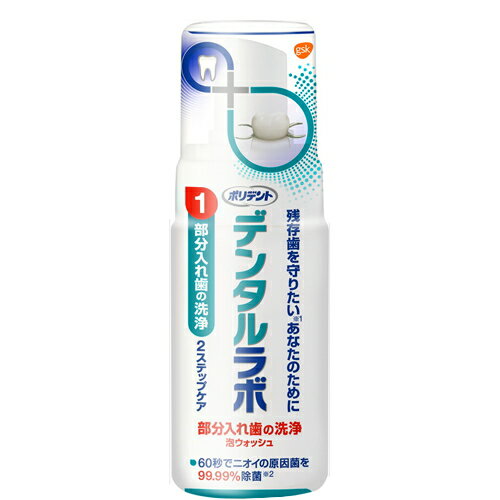 デンタルラボ 泡ウォッシュ 125ml / グラクソ・スミスクライン 部分入れ歯 オーラルケア