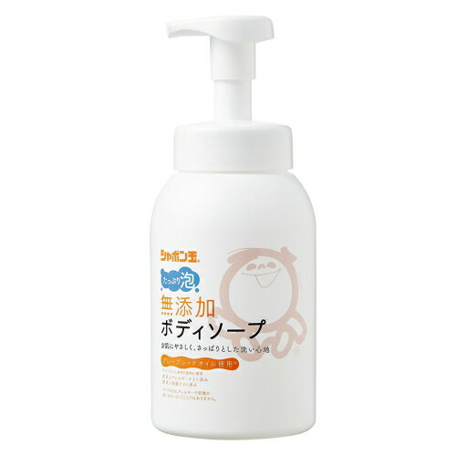 泡ボディソープ 無添加 / シャボン玉石けん 無添加ボディソープ たっぷり泡 ポンプ 570mlのサムネイル
