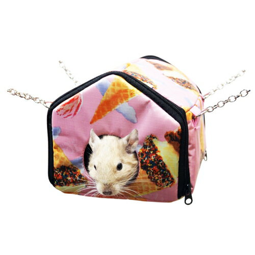 アイスクリームのおうち：ピンク / モモンガ デグー ハンモックのサムネイル