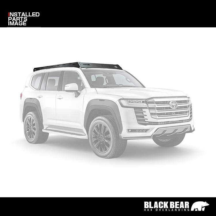 ランドクルーザー 300系 ルーフラック ルーフキャリア BLACK BEAR4x4 ブラック 黒 ...