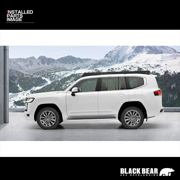 ランドクルーザー 300系 ルーフラック ルーフキャリア BLACK BEAR4x4 ブラック 黒 ...