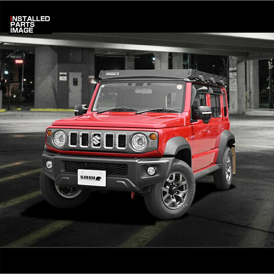 ジムニー ノマド JC74 ルーフラック ルーフキャリア BLACK BEAR4x4 カスタム パー...