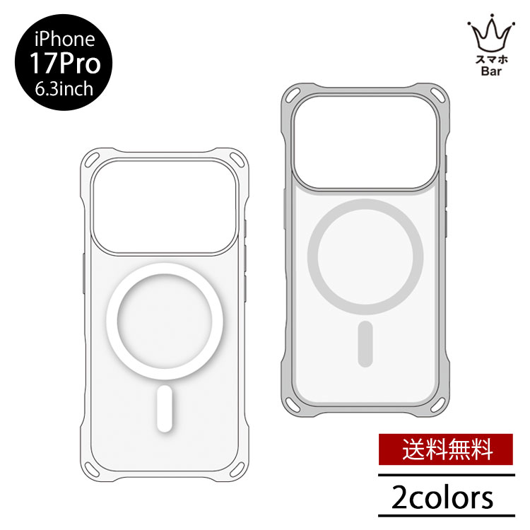 乐天商城 - 送料無料 IJOY Magsafe 4HOLE CASE iPhone17Pro [i39RiJS] 6.3インチ 3眼 スマホケース MagSafe対応 ショルダーハンドストラップ対応 耐衝撃 密着痕防止 シンプル おしゃれ 大人 サンクレスト プレゼント 2025new