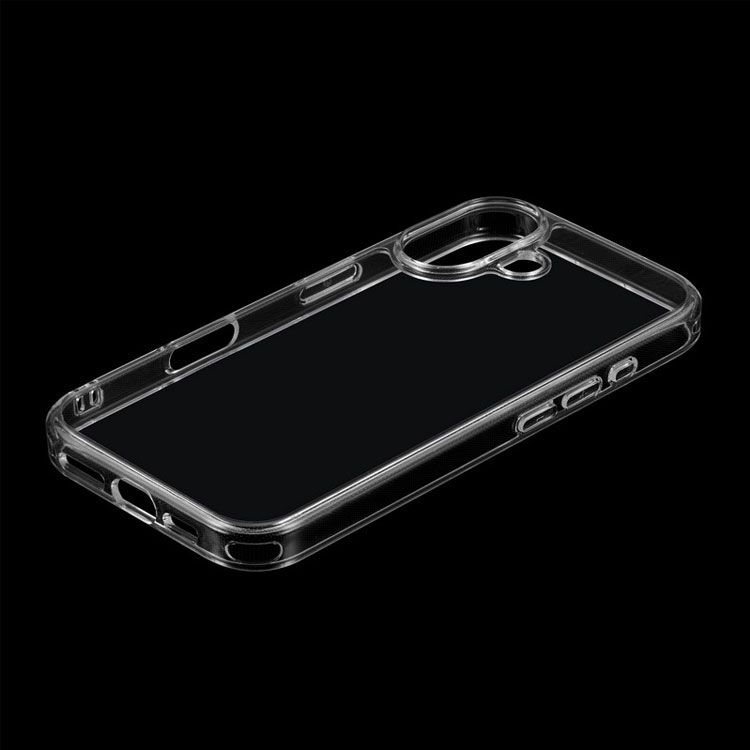 送料無料 メール便 LEPLUS UTILO Hybrid 耐傷・耐衝撃ハイブリッドケース iPhone16 6.1 LN-IM24CTHCL 背面型 スマホケース カバー クリア 透明 TPU ルプラス ネクスト LEPLUS NEXT ギフト プレゼント 2024 new