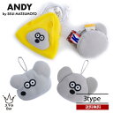 送料無料 ANDY フェイスポーチ 小物収納 小物入れ コインケース キーホルダー チャーム 通勤 通学 買い物 旅行 レジャー 可愛い 人気 ねずみのandy...