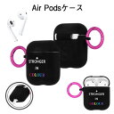 Air Pods Case Case mate Hook Ups PRABAL GURUNG Stronger in Colour Black コラボ エアーポ...