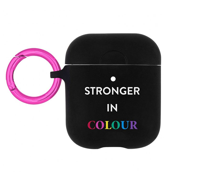 Air Pods Case Case mate Hook Ups PRABAL GURUNG Stronger in Colour Black ����� �������ݥå� �������ᥤ�� ��Ǽ ��� ���ȥ�å� ���䡼�ۥ� ���� �׷� ������ �͵� ���襤�� ������� ��ǥ����� ���� ��� �֥��� PRABAL GURUNG tempoo