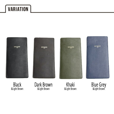 スマホBar 楽天市場店のDIFFUSER メガネケース INNER POCKET [SG1061]【 メガネケース 眼鏡入れ 老眼鏡 シニアグラス 国産 本革 デザイン シンプル おしゃれ 便利 眼鏡 プレゼント ギフト スマホBar】｜アングル2