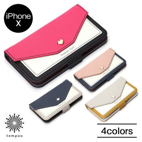 乐天商城 - 送料無料 メール便 PGA Premium Style ダブルフリップカバー スクエア型ポケット PG-17XFP37-40 DOUBLE FLIP Case for iPhone X スマホケースアイフォンX_アイフォンテン ミラー 鏡 手帳型 ポケット おしゃれ 人気 レディース プレゼント ケース case スマホBar