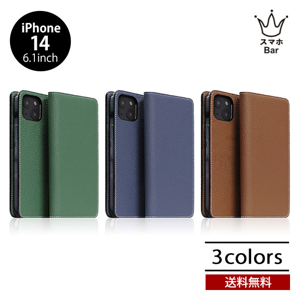 Rakuten - SLG Design Hybrid Grain Leather Diary Case iPhone 14 6.1 手帳型 スマホケース 牛革 ハイブリッドグレインレザー アイホン アイフォン エンボス加工 人気 TPU スタイリッシュ シンプル プレゼント ギフト エスエルジーデザイン 2022 new